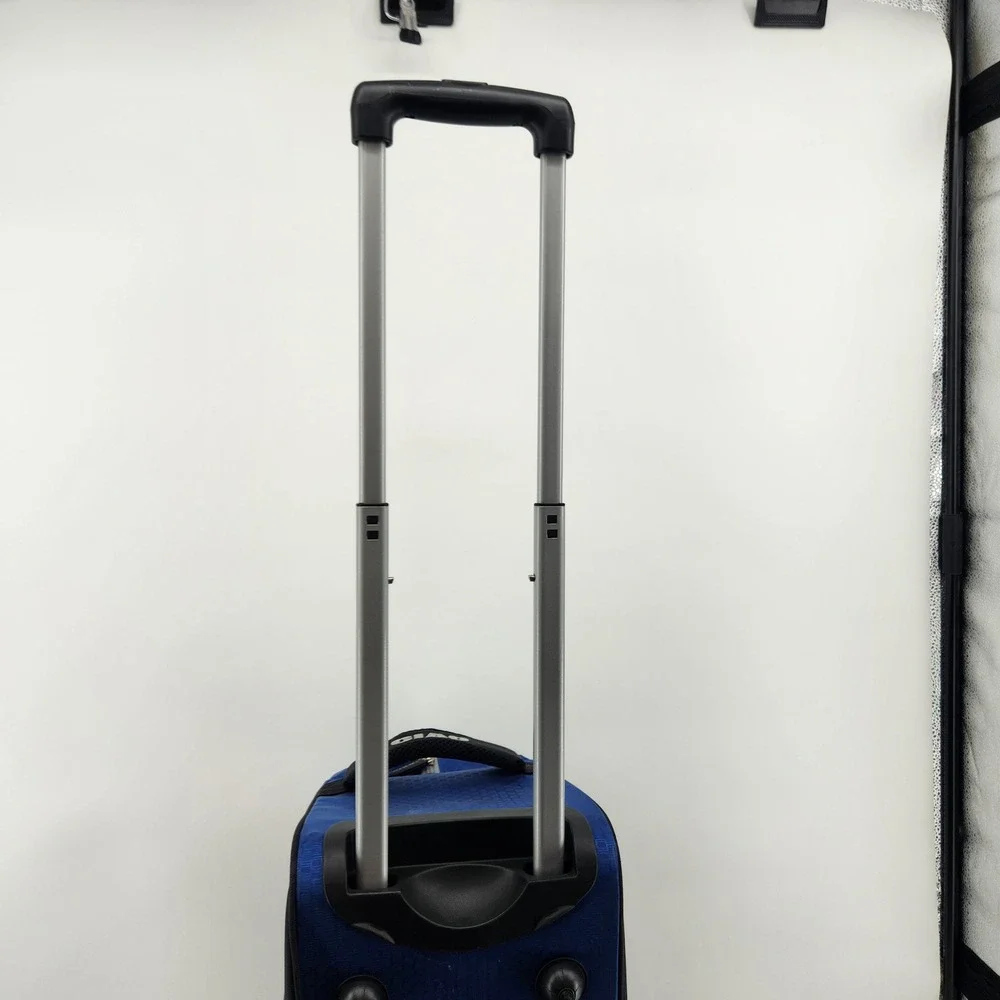 CIAO Rolling Duffel Bag 22 Inch Blue Black Wheeled Carry On Travel Luggage